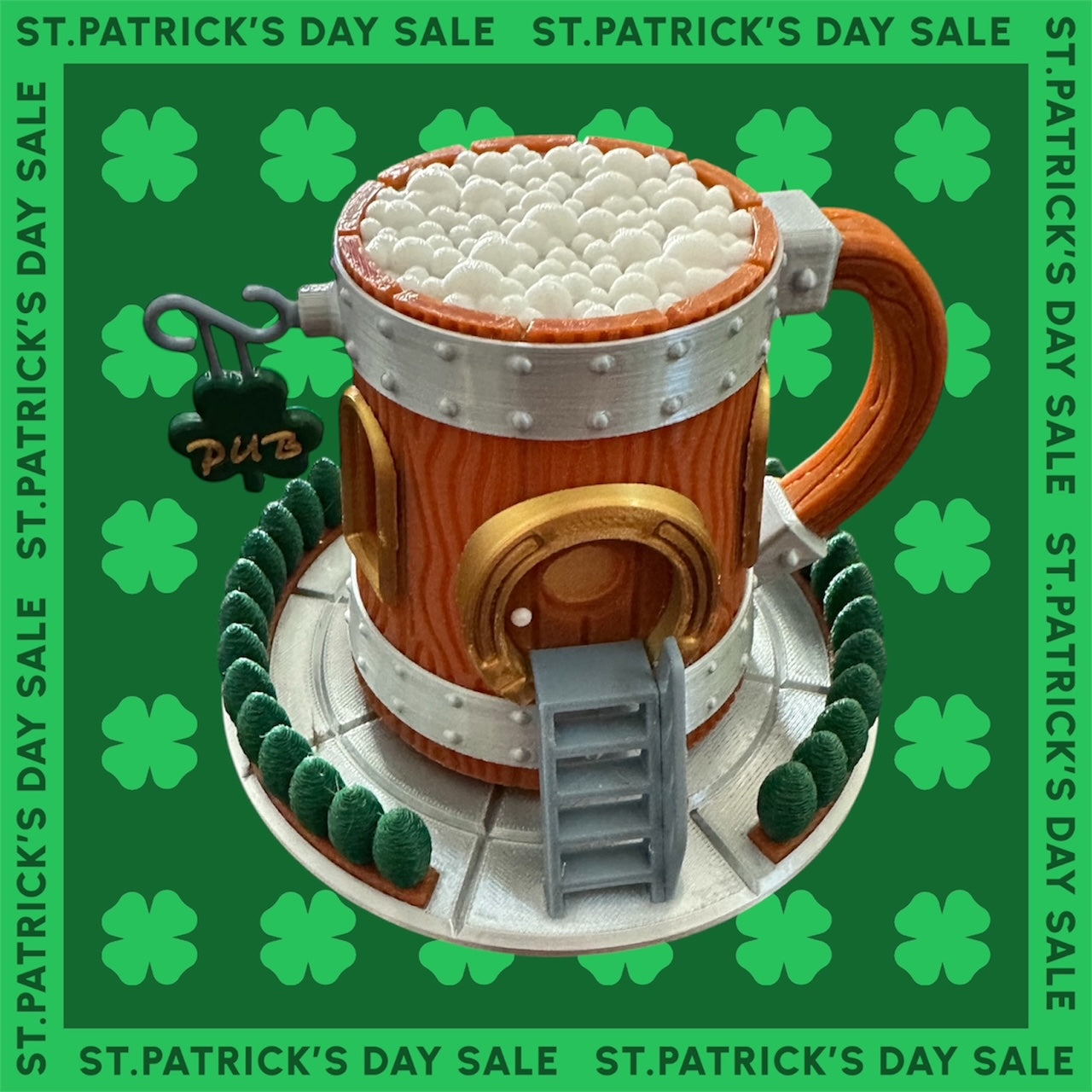ST Patricks Day Beer Mug