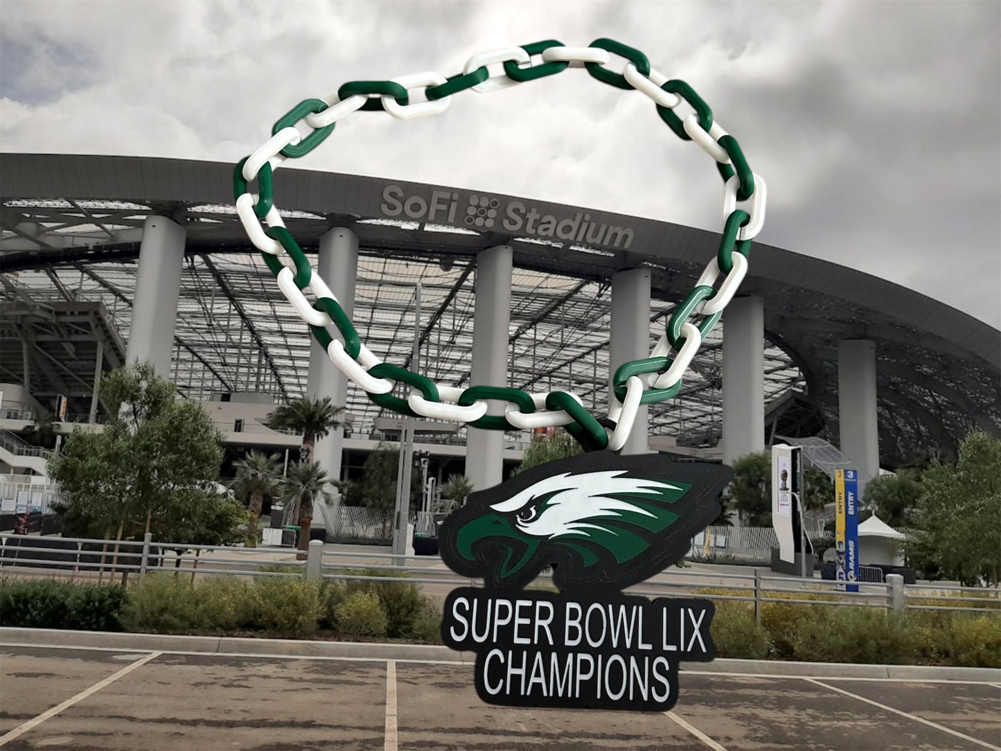 Eagles Super Bowl Fan Badge
