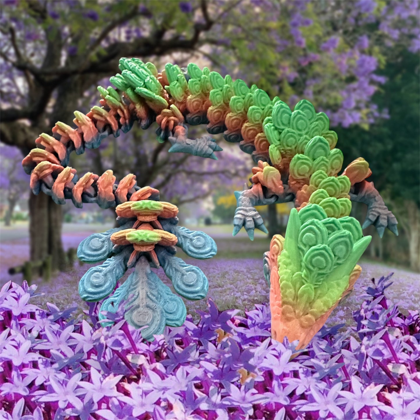 Articulated Peacock Dragon