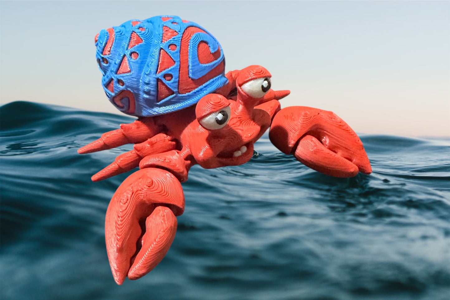 Articulated Tattoed Hermit Crab