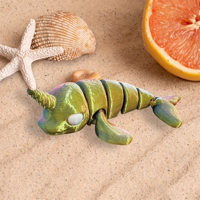 Articulated Narwal Whale