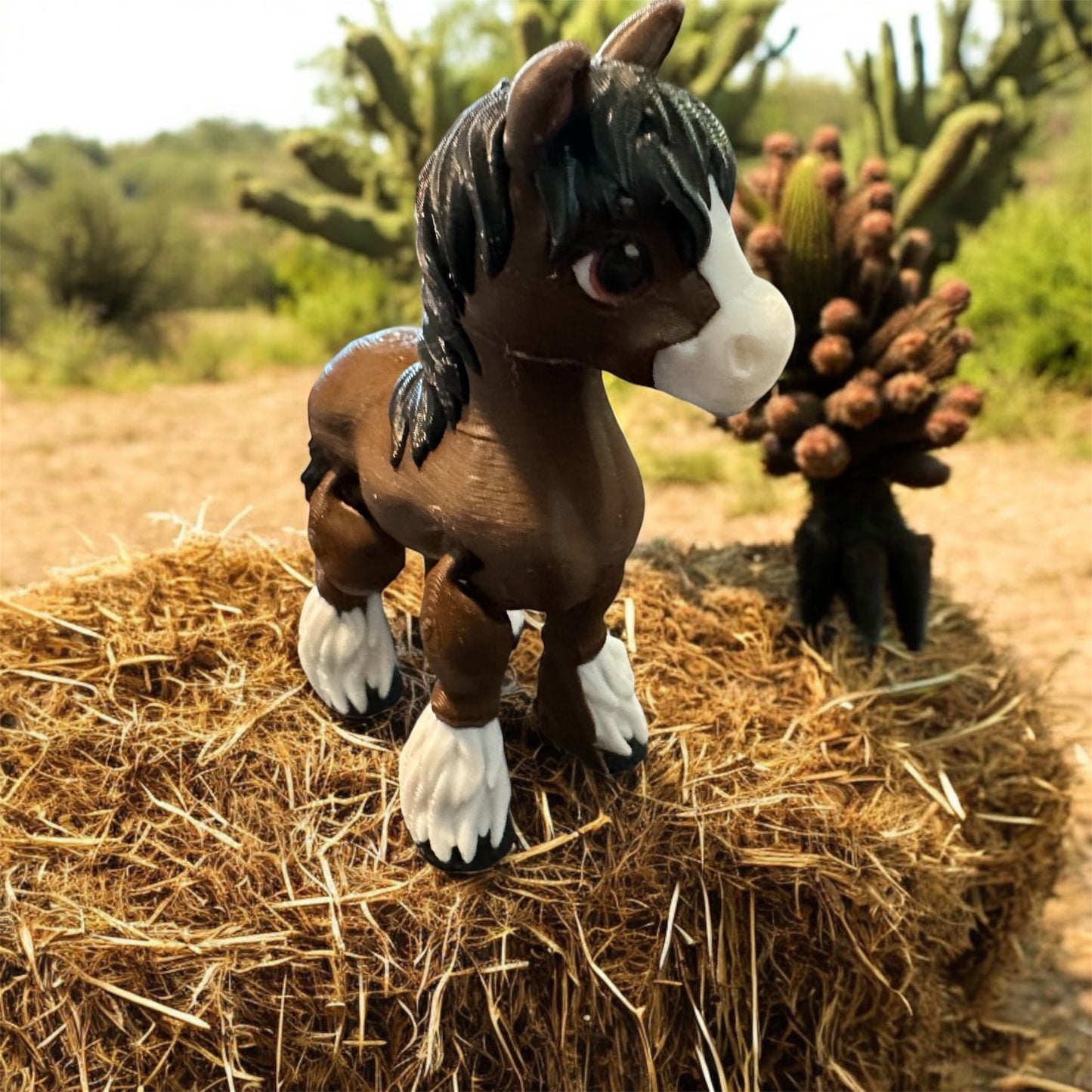 Articulated Clydesdale Horse