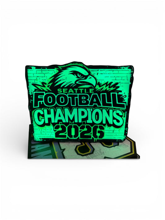 Seattle Seahawks 2026  Superbowl LX Lightbox