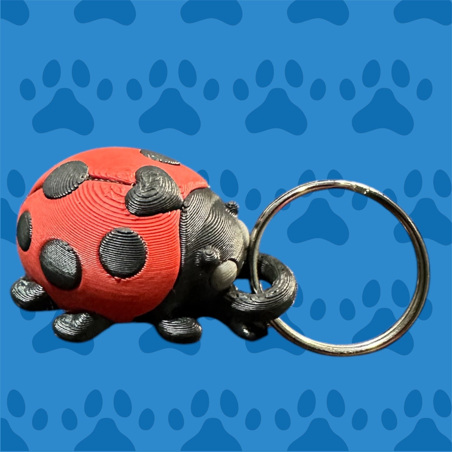 Ladybug Keychain – PJ's Prints